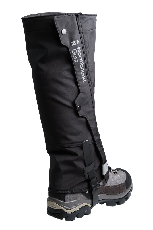 Guêtre de randonnée imperméable - Guêtre unisexe noire de Northbound Gear
