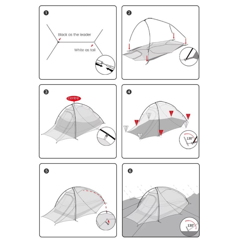 Comment installer la tente 2 places ultra légère Light Knight EXO UL 2 de Mobi Garden
