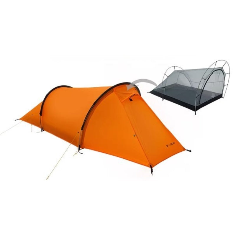 Tente tunnel 2 places - Tente Taihang 2 orange de 3F UL Gear