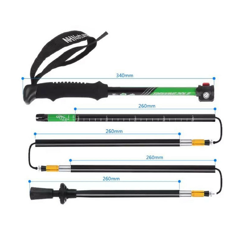 Bâton de marche Z-Pole en aluminium - Bâton de marche - Naturehike - Koksoak Outdoor co.