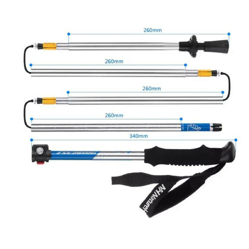 Bâton de marche Z-Pole en aluminium - Bâton de marche - Naturehike - Koksoak Outdoor co.