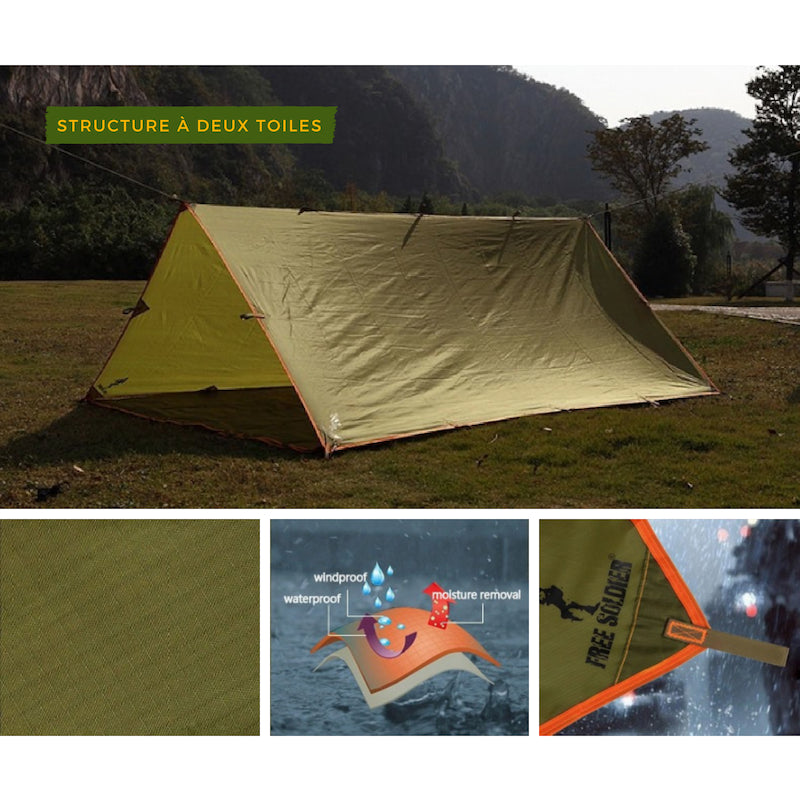 Bâche et abri de survie - Tarp - Free Soldier - Koksoak Outdoor co.
