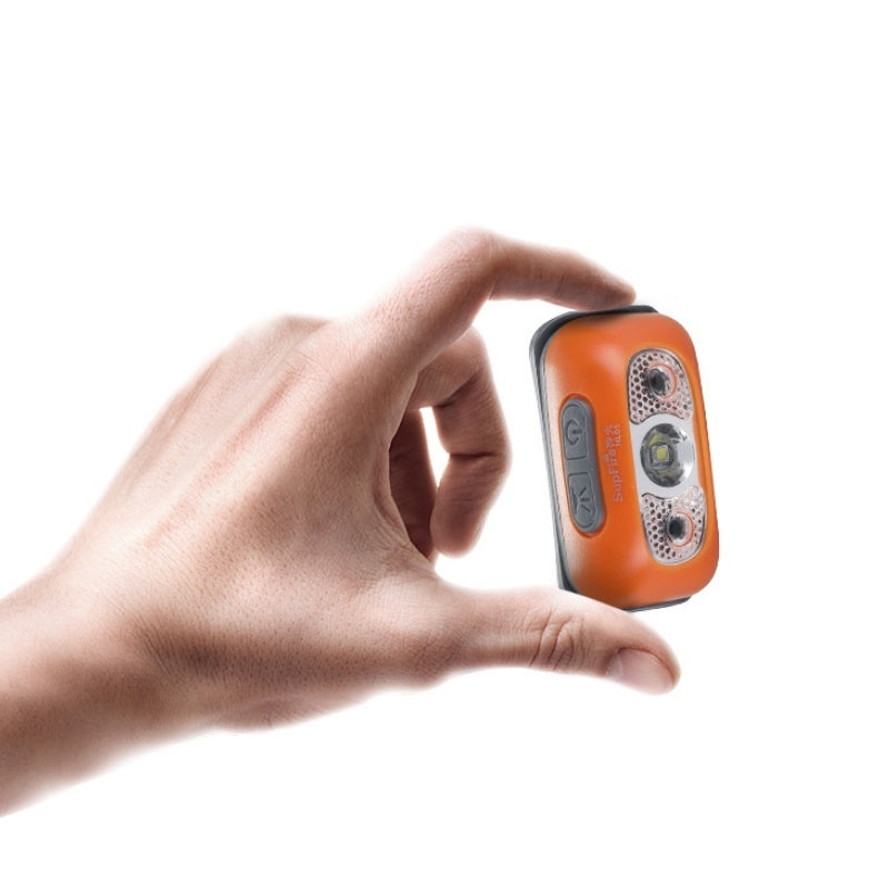 Lampe frontale rechargeable 120 lumens HL05-X de SupFire - Couleur orange