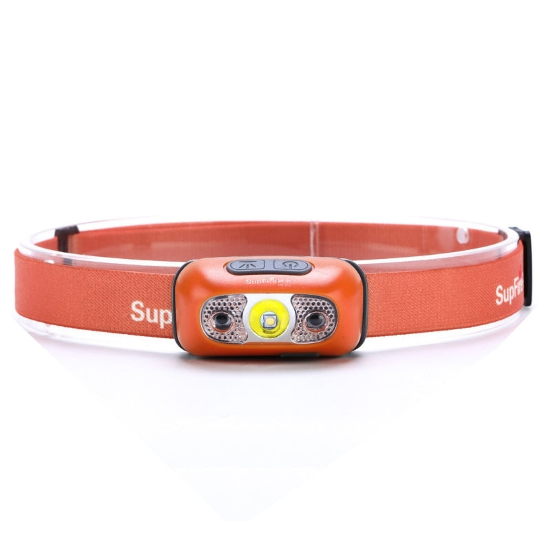 Lampe frontale rechargeable 500 lumens HL05 de SupFire - Couleur orange
