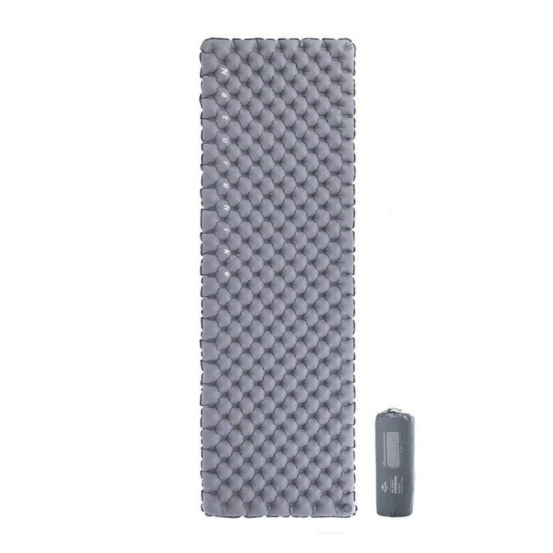 Matelas de sol gonflable gris pour camping de Naturehike