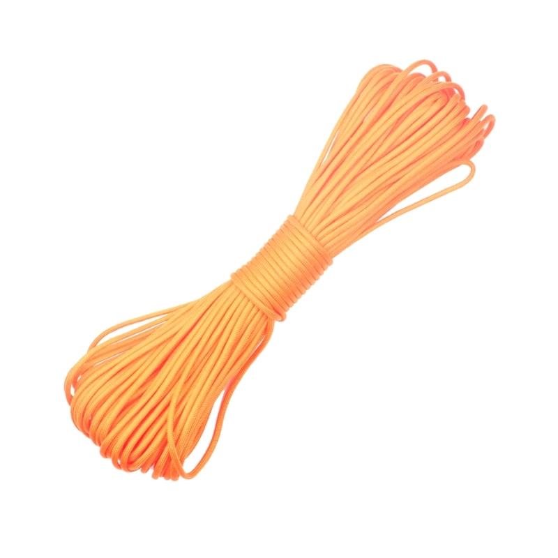 Paracorde 4 mm 9 brins - Paracorde 550 orange - Koksoak Outdoor