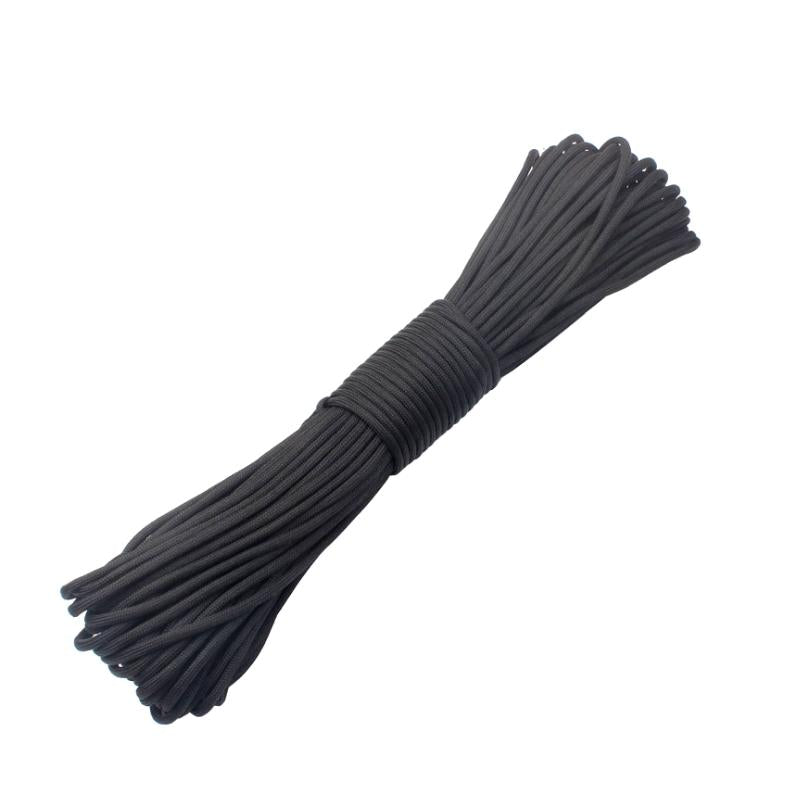 Paracorde 4 mm 9 brins - Paracorde 550 noir - Koksoak Outdoor