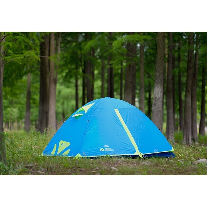 Tente 2 places Mobi Garden Cold Mountain 2 AIR - Tente autoportante - Tente de couleur bleu