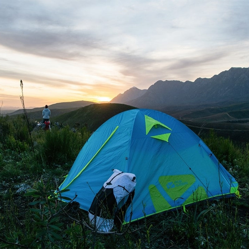 Tente 2 places Mobi Garden Cold Mountain 2 AIR - Tente autoportante - Tente de couleur bleu