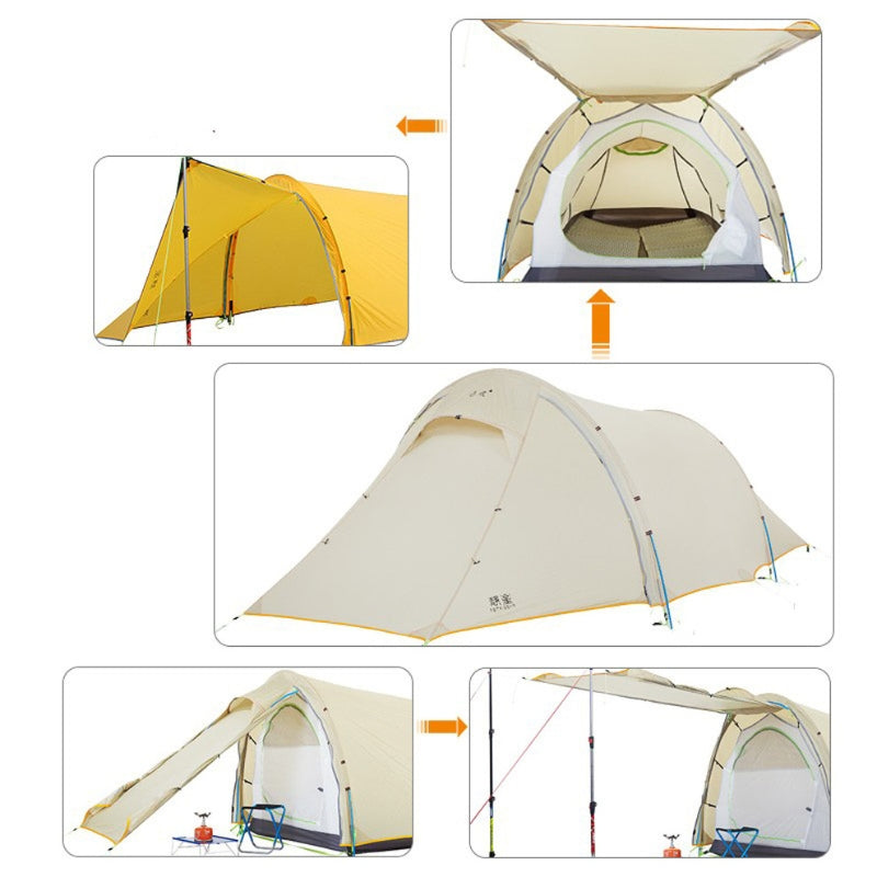 Tente tunnel 2 places - Tente 2 places ultra légère - Koksoak Outdoor