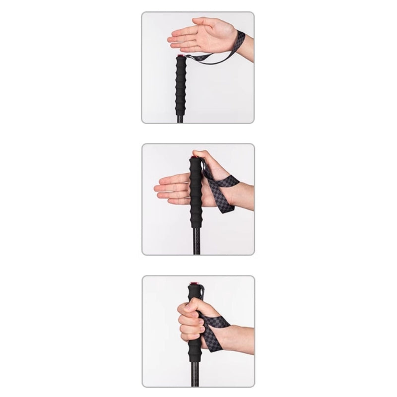 Bâton de marche télescopique ultra léger en carbone - 140 g - Koksoak Outdoor co.