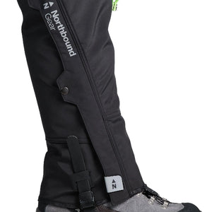 Guêtre de randonnée imperméable - Guêtre unisexe noire