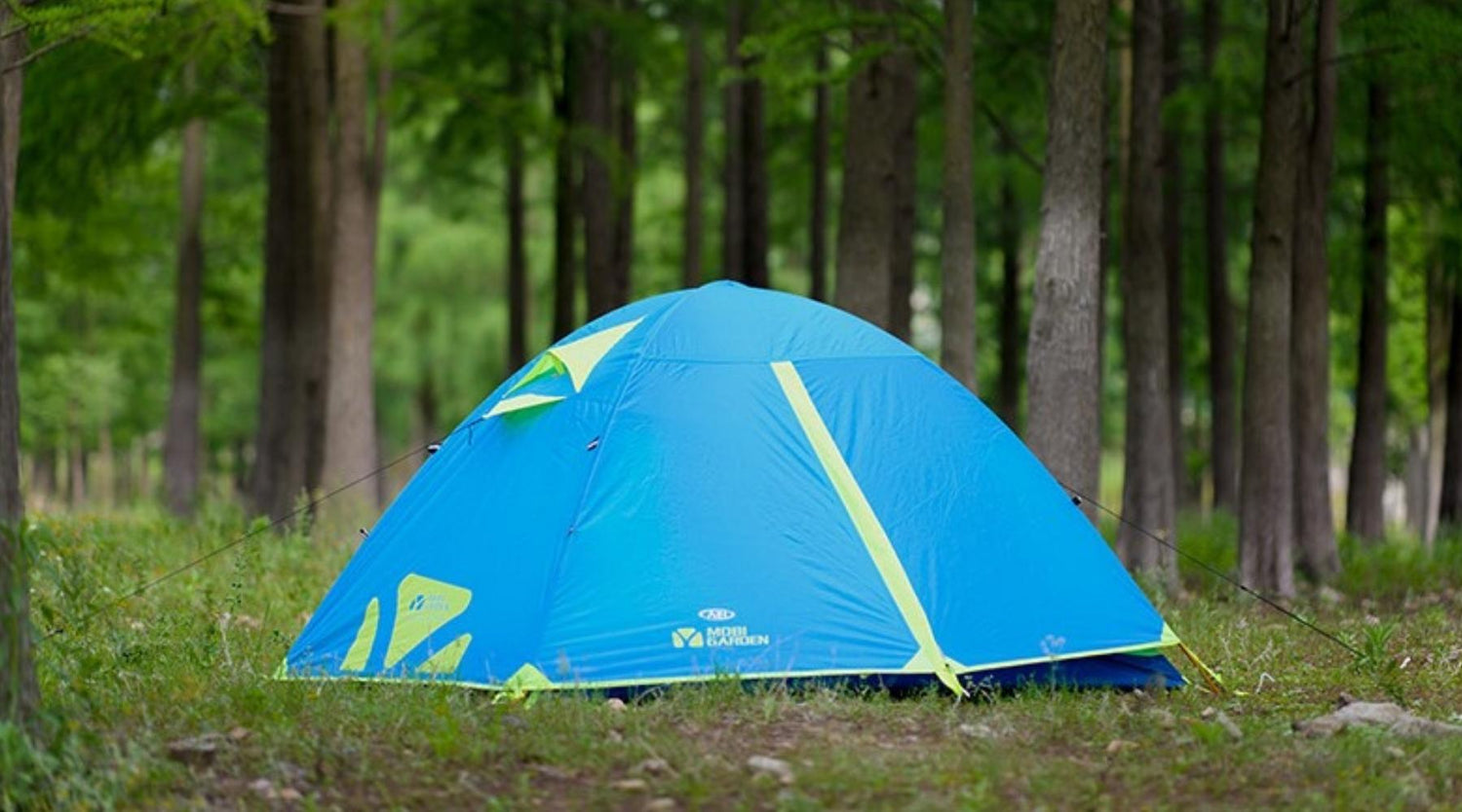 Tente 2 places légère bleu - Tente 2 places autoportante de Mobi Garden - Tente légère - Koksoak Outdoor