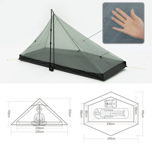 Dimensions intérieur de l'habitacle 3 saisons de la Lanshan 1 2026