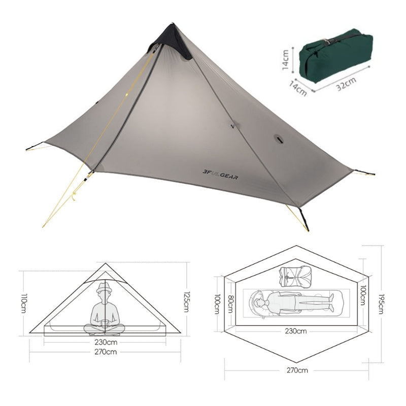 Dimension de a Lanshan 1 2026 de 3F UL Gear