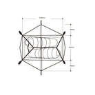 Dimension de la Tente 2  places Star-River 2 grise de Naturehike - Tente autoportante - Koksoak Outdoor co.