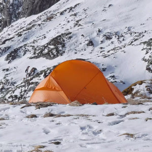 Tente d'hiver 2 places ultra légère - Cloud 2 orange