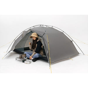 Tente Légère autoportante - Tente 2 places grise - Taiji 2 de 3F UL Gear