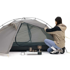 Tente Taiji 2 grise de 3F UL Gear - Tente autoportante 2 places