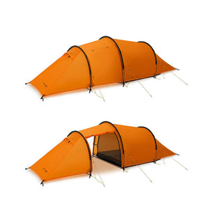 Tente tunnel orange 2 places - Tente Taihang 2 MAX de 3F UL Gear - Tente Koksoak Outdoor