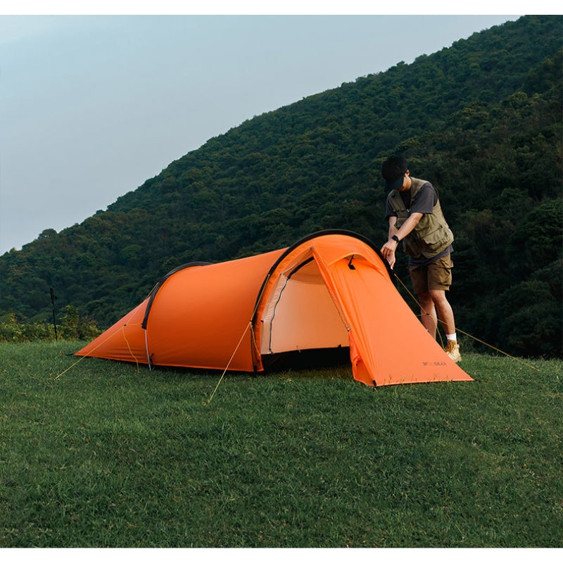 Tente Taihang 2 chambres - Tente 4 saisons orange