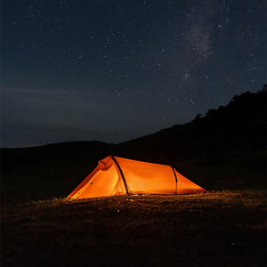 Tente tunnel 2 places Taihang 2 image de nuit 