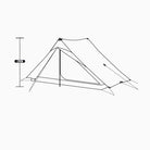 Dimensions de la Lanshan 2 de 3F UL Gear