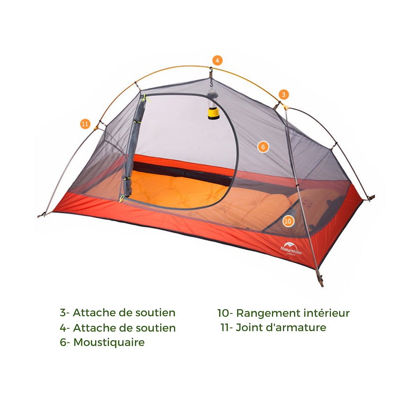 Tente 1 place Ultralight-1 - Tente 1 place - Naturehike - Koksoak Outdoor co.