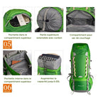 Sac à dos 60 de Mountaintop - Unisexe - Sac à dos 60L - Mountaintop - Koksoak Outdoor co.
