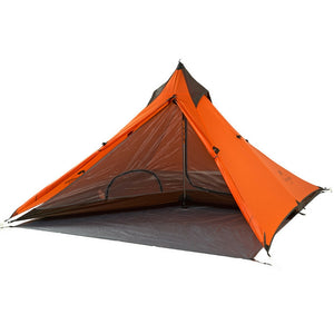 Tente 1 place ultra légère SPIRE orange - Tente Naturehike - Tente de randonnée ultra légère
