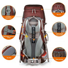 Sac à dos 60 de Mountaintop - Unisexe - Sac à dos 60L - Mountaintop - Koksoak Outdoor co.