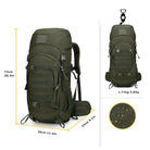 Sac à dos camouflage 50 de Mountaintop - Sac à dos 50L - Mountaintop - Koksoak Outdoor co.