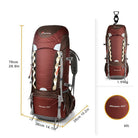 Sac à dos 60 de Mountaintop - Unisexe - Sac à dos 60L - Mountaintop - Koksoak Outdoor co.