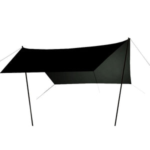 Tarp light noir - Bâche de camping hexagonale -  Tarp camping - Koksoak Outdoor