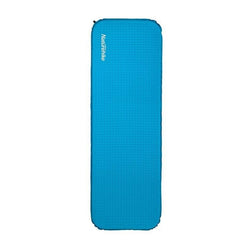 Matelas de camping rectangulaire bleu en mousse autogonflable de Naturehike