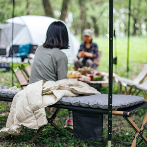 Matelas de sol gonflable gris pour camping de Naturehike