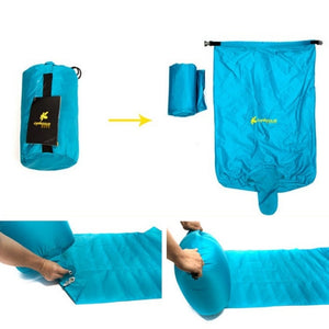Matelas de camping gonflable avec oreiller - Chanodug