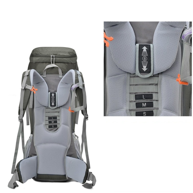 Sac à dos de randonnée homme - MT 900 70 + 10 L Symbium - Gris Carbone Sac à dos de randonnée homme - MT 900 70 + 10 L Symbium - Gris Carbone