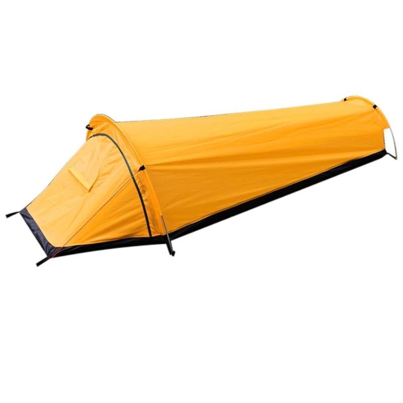 Tente bivouac 1 place jaune - Tente Sarcophage - Biwy 1 place - Koksoak Outdoor