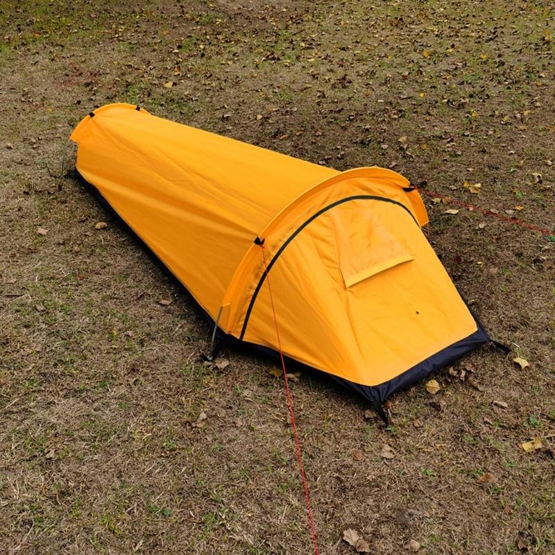 Sac de bivouac 1 place jaune - Tente Sarcophage - Biwy 1 place - Koksoak Outdoor