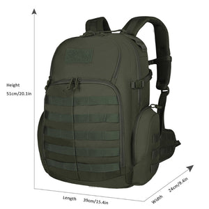 Sac à dos camouflage Molle 30L de Mardingtop pour randonnée ou camping 