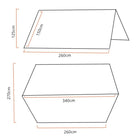 Tarp ultra leger - Abri tente - Tarp de randonnée - Koksoak Outdoor