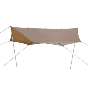 Tarp Ultralight octogonal - Tarp hamac khaki - Tarp camo - Bâche de camping - Koksoak Outdoor