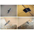 Tarp camo - Tarp Ultralight octogonal - Tente tarp khaki - Koksoak Outdoor