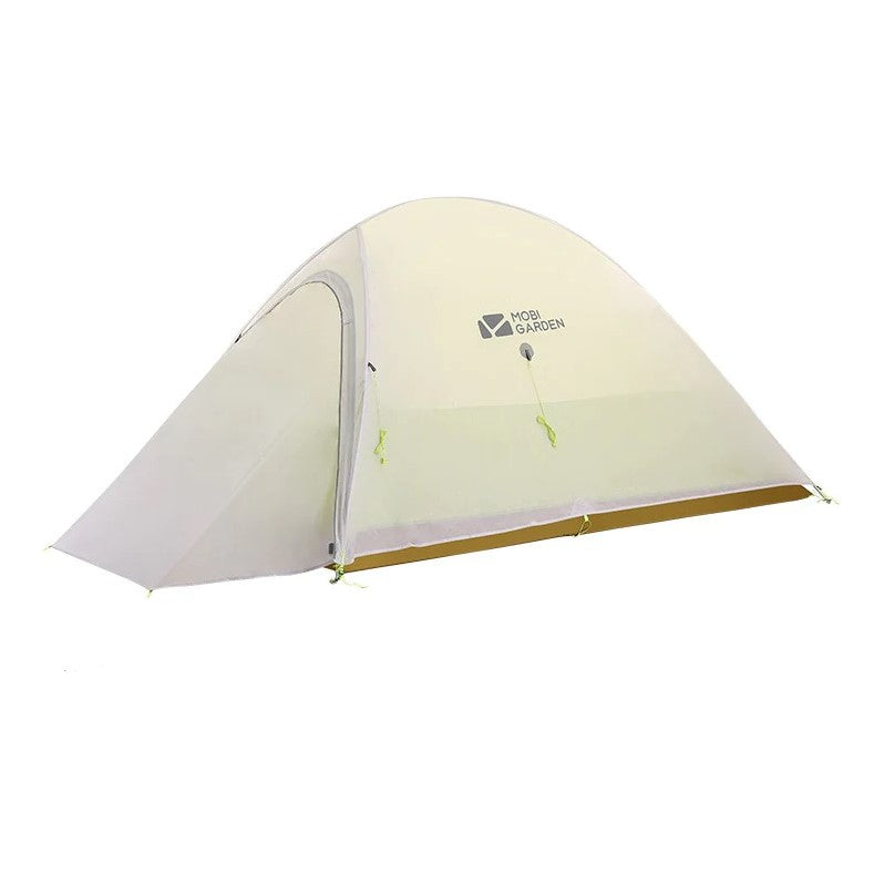 Tente 2 places ultra légère Light Knight 2 de Mobi Garden - Tente autoportante blanche - Tente de randonnée Ultra Légère