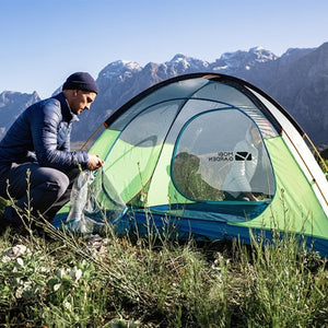 Tente 2 places Mobi Garden Cold Mountain 2 AIR - Tente autoportante - Tente de couleur vert