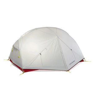 Tente 2 places légère  grise et rouge - Tente autoportante - Koksoak Outdoor