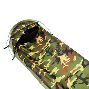 Tente Sarcophage 1 place - Sac de bivouac - Tente camouflage - Tente cercueil - Tente GeerTop - Koksoak Outdoor