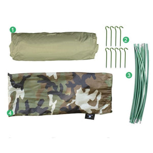 Tente Sarcophage 1 place - Sac de bivouac - Tente camouflage - Tente cercueil - Tente GeerTop - Koksoak Outdoor