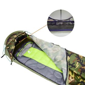 Tente Sarcophage 1 place - Sac de bivouac - Tente camouflage - Tente cercueil - Tente GeerTop - Koksoak Outdoor